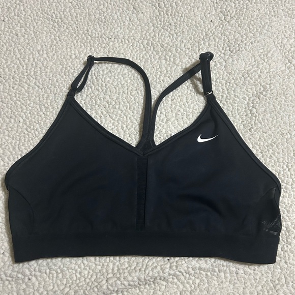 Nike Black Racerback Sports Bra - Picture 1 of 5